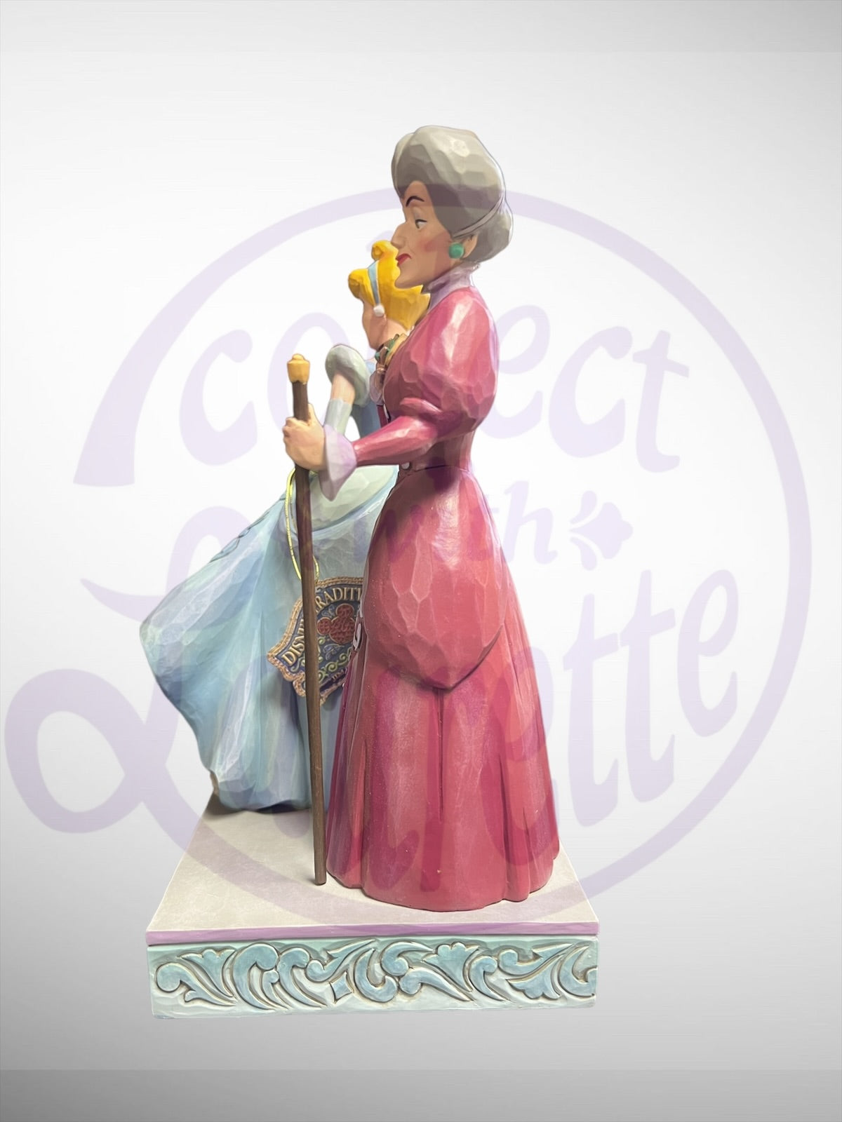 Jim Shore Disney Traditions - Cruel and Compassionate Cinderella and Lady Tremaine Figurine